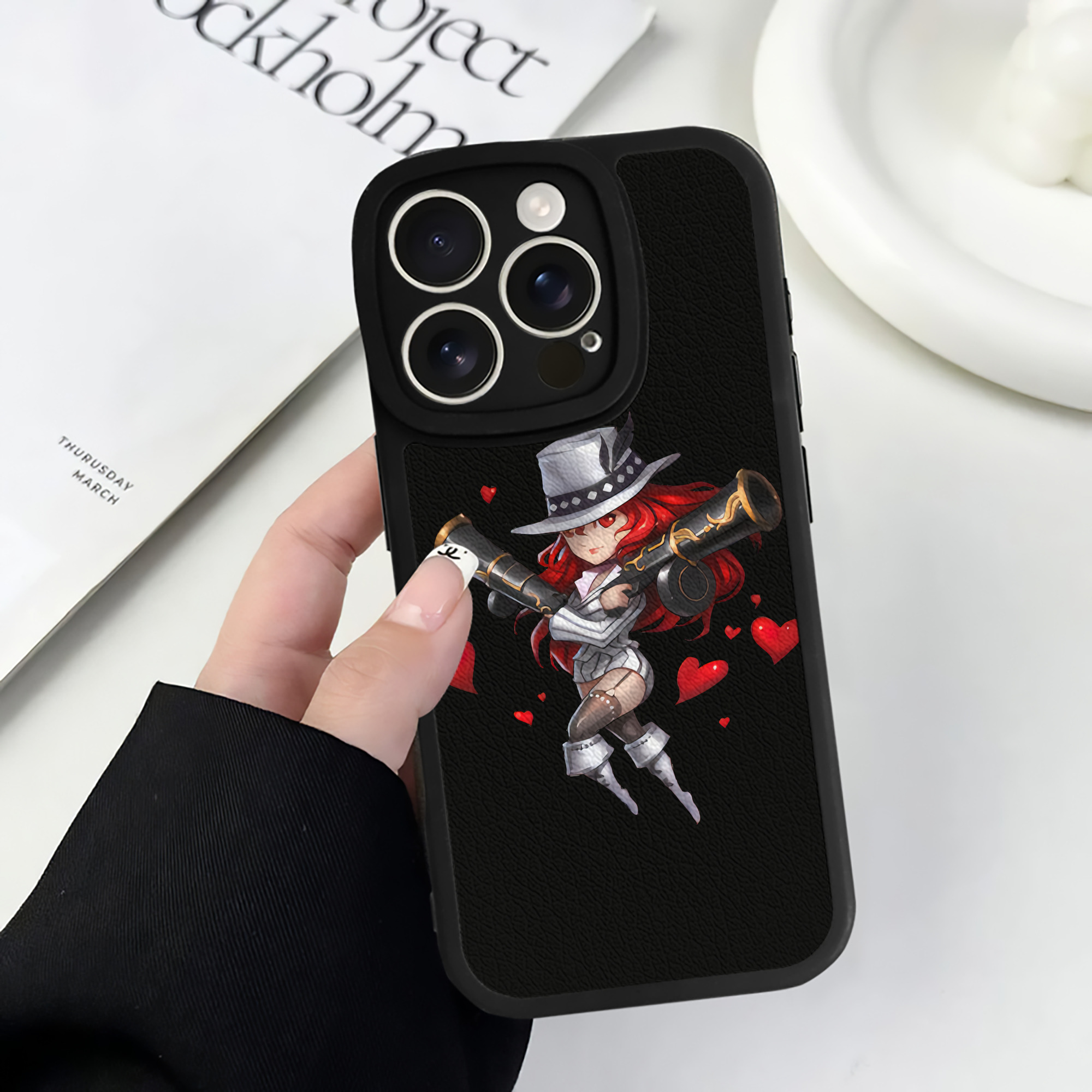 （画像用） リーグ・オブ・レジェンド League of Legends LOL 【iPhone 16シリーズ対応】シリコンスマホケース（レザー調） 材質：シリコン